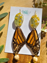 Load image into Gallery viewer, Spring Butterfly Collection- Monarch Wings oval shaped wattle and eucalyptus