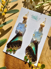 Load image into Gallery viewer, Spring Butterfly Collection- Dark blue Wings with hydrangea