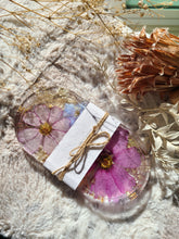 Load image into Gallery viewer, Pink cosmos Vanity Tray, 7 inches x 3.75 inches
