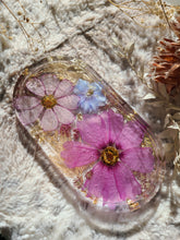 Load image into Gallery viewer, Pink cosmos Vanity Tray, 7 inches x 3.75 inches