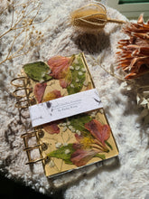 Load image into Gallery viewer, A6 Garden notebook- Pink Peruvian Lily, 4.2 inches x 6.9 inches