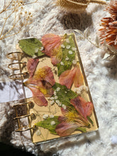 Load image into Gallery viewer, A6 Garden notebook- Pink Peruvian Lily, 4.2 inches x 6.9 inches