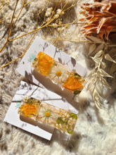 Load image into Gallery viewer, Small Garden hair clips, orange slices, 2.25 inches clips