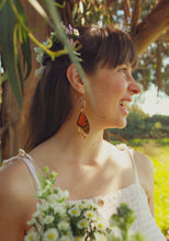 Load image into Gallery viewer, Spring Butterfly Collection- Monarch Wings oval shaped wattle and eucalyptus