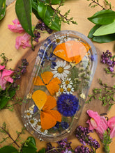 Load image into Gallery viewer, Native California Wildflowers Vanity Tray, 7 inches x 3.75 inches