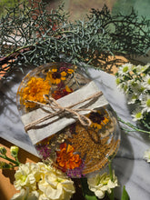 Load image into Gallery viewer, Fall Marigold Native California Wildflowers Small Vanity Tray, 6 inches x 4 inches