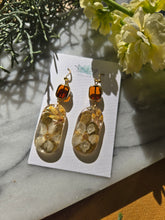 Load image into Gallery viewer, Little white blossom earrings