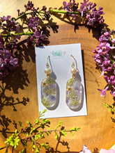 Load image into Gallery viewer, Larkspur petal earrings