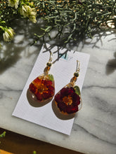 Load image into Gallery viewer, Fall Marigold earrings