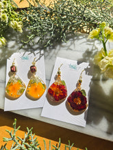 Load image into Gallery viewer, Fall Marigold earrings