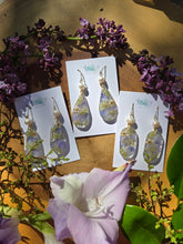 Load image into Gallery viewer, Larkspur petal earrings