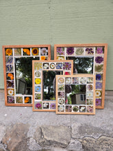 Load image into Gallery viewer, Small Blossom Mirror on light Oak Wood Frames