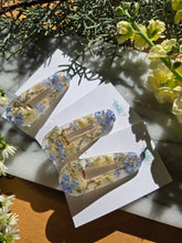 Load image into Gallery viewer, Forget-me-nots hair clips, 2.25 inches clips