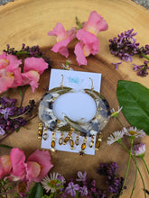 Load image into Gallery viewer, Lavender moon earrings
