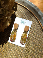Load image into Gallery viewer, Fall Collection-Golden Amaranth garden , Cherry wood stud top with stainless steel post
