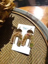 Load image into Gallery viewer, Fall Collection- Botanical Garden Rainbow Arch, mustard celosia with yarrow