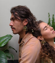 Load image into Gallery viewer, Spring translucent collection- eucalyptus rainbow arch, real pressed eucalyptus in resin, sun & moon