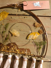 Load image into Gallery viewer, California Mountain dome wall decor, Resin wall hangings, handmade tassels