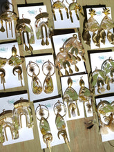 Load image into Gallery viewer, Spring translucent collection- Moon Beam eucalyptus, baby's breath, real pressed flowers in resin