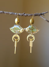 Load image into Gallery viewer, Spring translucent collection- Moon Beam eucalyptus, baby's breath, real pressed flowers in resin