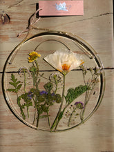 Load image into Gallery viewer, California Wildflower Resin wall hangings, 7 inches in diameter, clear background