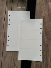 Load image into Gallery viewer, A6 Fruity notebook,  4.2 inches x 6.9 inches, customizable inside, customizable notebook rings