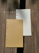 Load image into Gallery viewer, A6 Fruity notebook,  4.2 inches x 6.9 inches, customizable inside, customizable notebook rings