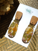 Load image into Gallery viewer, Fall Collection-Golden Amaranth garden , Cherry wood stud top with stainless steel post