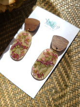 Load image into Gallery viewer, Fall Collection-Blush Yarrow garden , Walnut wood stud top with stainless steel post