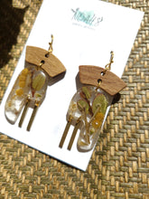 Load image into Gallery viewer, Fall Collection- Garden dangles, cherry wood top