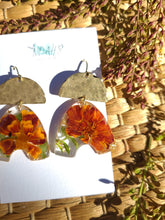 Load image into Gallery viewer, Fall Collection - French Marigold Garden Arch, Hammered brass