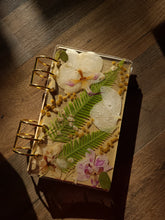 Load image into Gallery viewer, Orchid A6 Garden notebook,  4.2 inches x 6.9 inches, customizable inside, customizable notebook rings