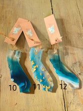 Load image into Gallery viewer, Holiday Ornament- Light Blue California Coast with ocean art