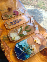 Load image into Gallery viewer, Lupine Wall Decor- Unique wooden frame, real pressed flowers