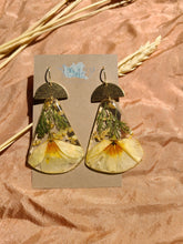 Load image into Gallery viewer, Santa Barbara Summer Collection- California poppies statement dangles
