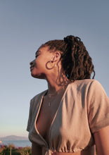 Load image into Gallery viewer, Flower Hoop Collection- Everyday Thin Hoops, Ferns and Queen Ann's Lace