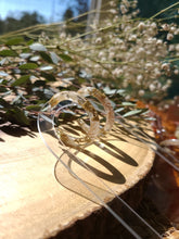 Load image into Gallery viewer, Flower Hoop Collection- Everyday Thin Hoops, neutral colored botanicals