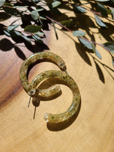 Load image into Gallery viewer, Flower Hoop Collection- Everyday Thin Hoops, Ferns and Queen Ann's Lace