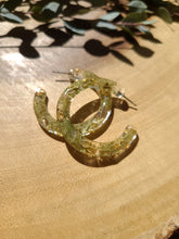 Load image into Gallery viewer, Flower Hoop Collection- Everyday Thin Hoops, Ferns and Queen Ann's Lace