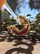 Load image into Gallery viewer, Flower Hoop Collection- Medium Thick Hoops, Fall flowers