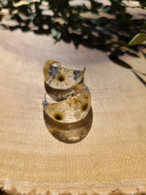 Load image into Gallery viewer, Flower Hoop Collection- Chic Huggie Hoops, Daisy, forget-me-nots