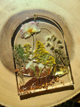 Load image into Gallery viewer, Arch Mountain range Resin wall hangings, clear background, california wildflower