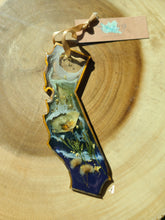 Load image into Gallery viewer, Holiday Ornament- California Coast with pressed poppy