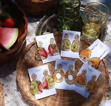 Load image into Gallery viewer, Summer Fruity Collection- Kiwi drop with fresh water pearl