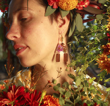 Load image into Gallery viewer, Fall Collection- Simple Amaranthus Garden Arch, walnut wood top