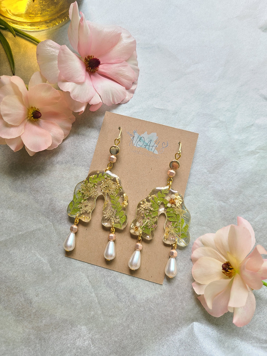 Mother's Day Collection- fern statement earrings