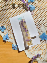 Load image into Gallery viewer, Small Garden Purple flower hair clips, 2.25 inches clips
