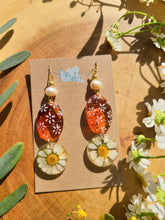 Load image into Gallery viewer, Spring Butterfly Collection- Amber Daisies with hand painted flowers
