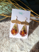 Load image into Gallery viewer, Fall Marigolds-diamond drop earrings
