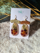 Load image into Gallery viewer, Fall Marigolds-diamond drop earrings
